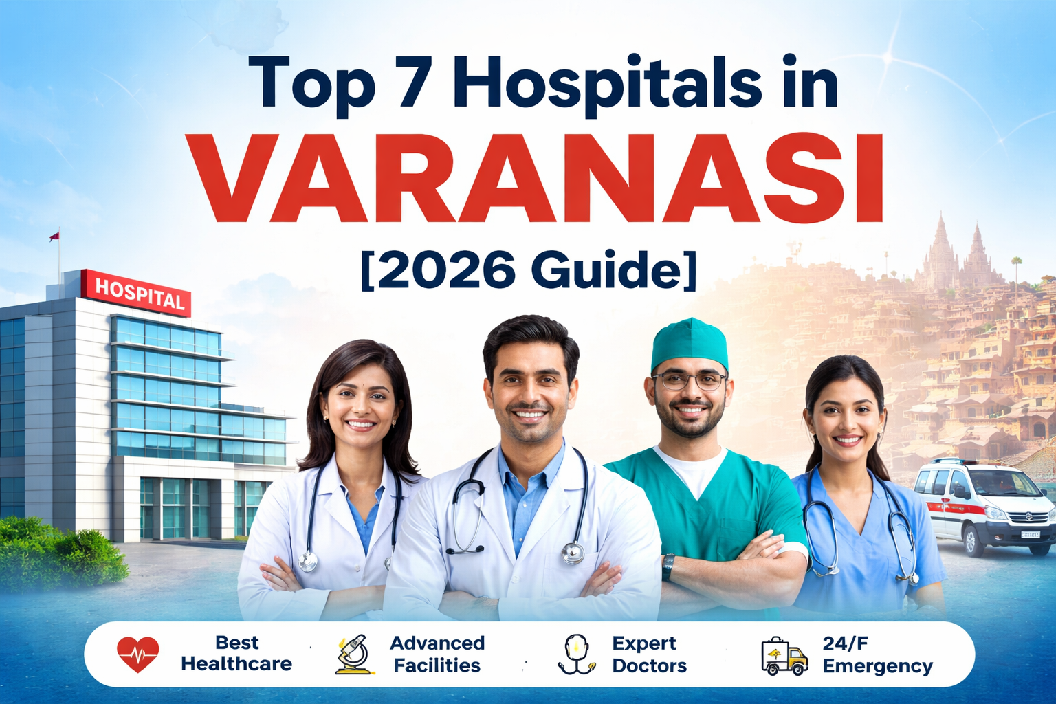 Read more about the article Top 7 Hospitals in Varanasi for Quality Treatment